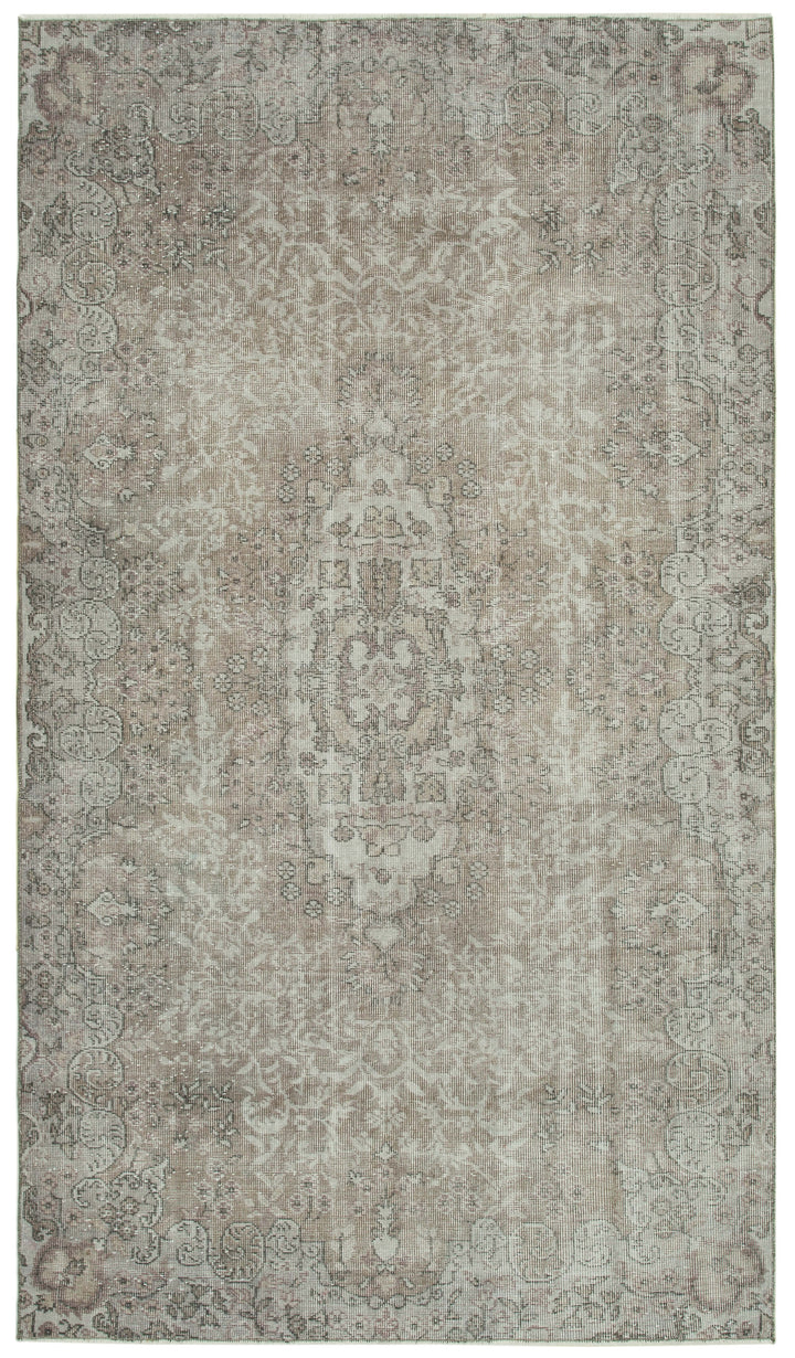 5x9 Grey Overdyed Rug - 34736