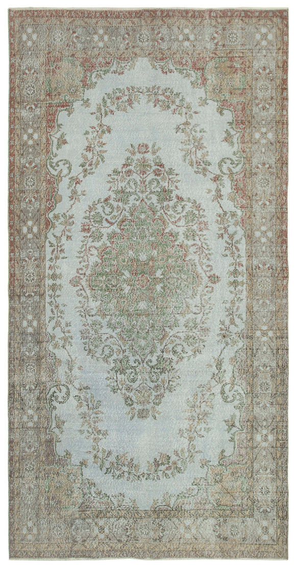 5x10 Grey Overdyed Rug - 34738