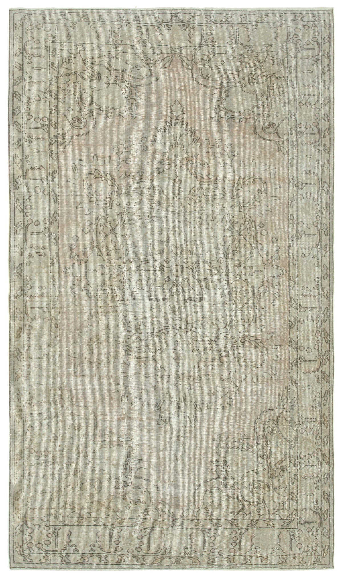 5x8 Grey Overdyed Rug - 34766