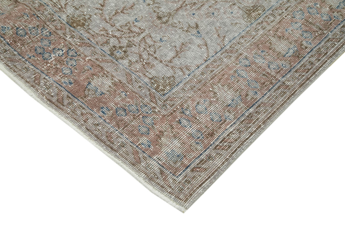 5x9 Grey Overdyed Rug - 34773