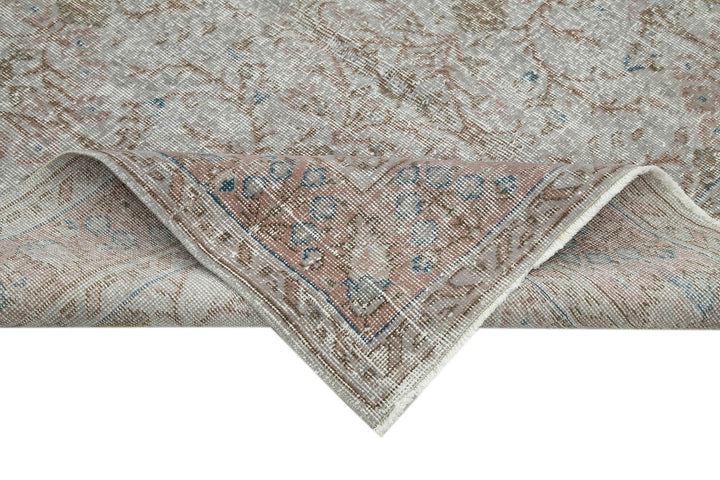 5x9 Grey Overdyed Rug - 34773