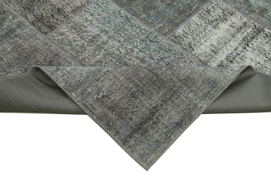 8x11 Grey Patchwork Rug- 34781