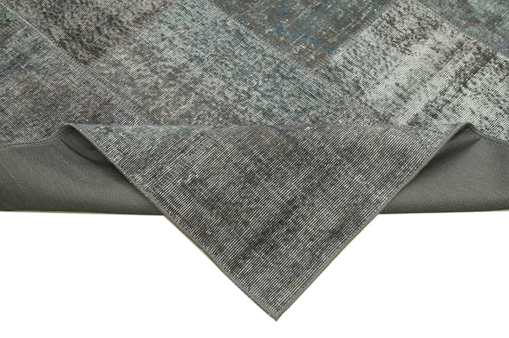 8x11 Grey Patchwork Rug- 34781