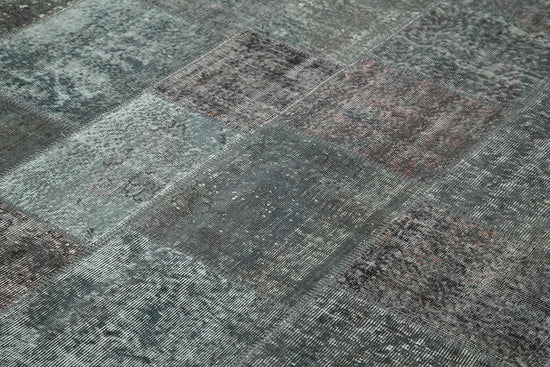 8x11 Grey Patchwork Rug- 34782