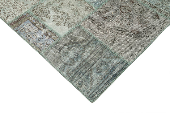 8x11 Blue Patchwork Rug- 34785