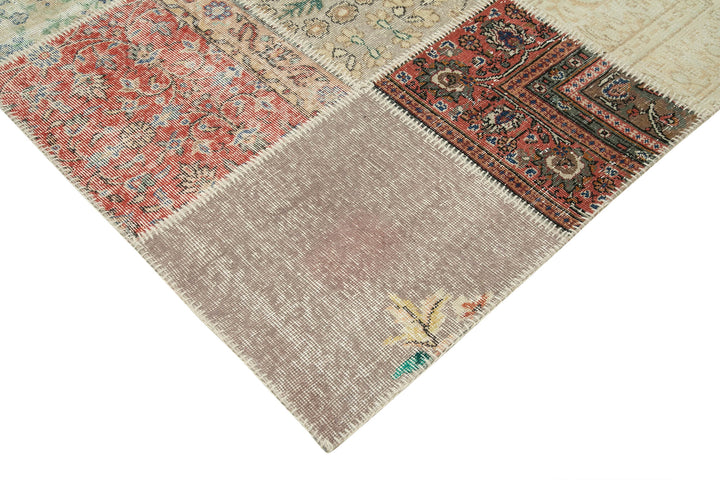 8x11 Multicolor Patchwork Rug- 34789