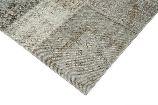 8x11 Grey Patchwork Rug- 34798