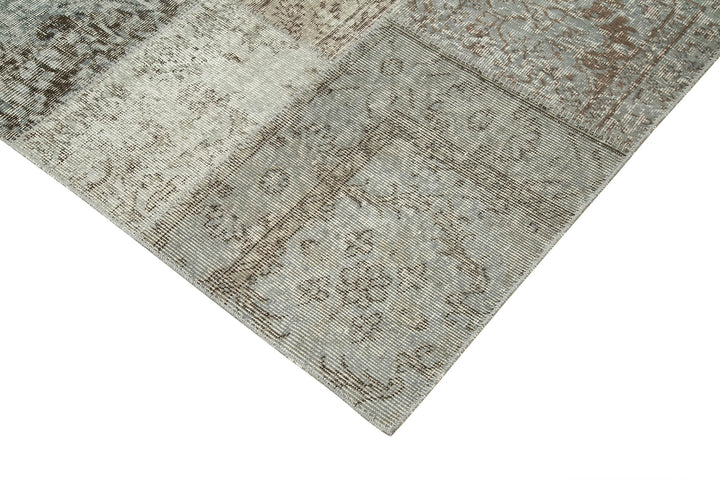 8x11 Grey Patchwork Rug- 34798
