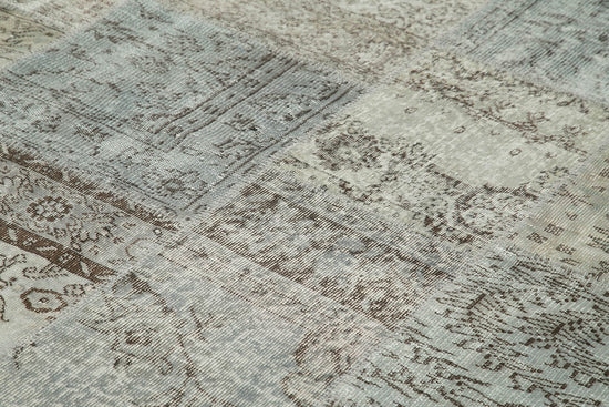 8x11 Grey Patchwork Rug- 34798