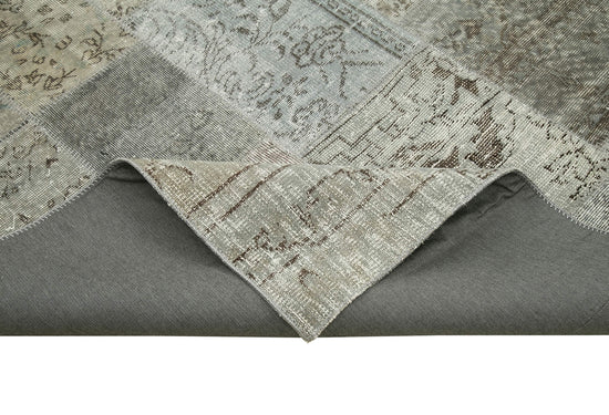 8x11 Grey Patchwork Rug- 34798