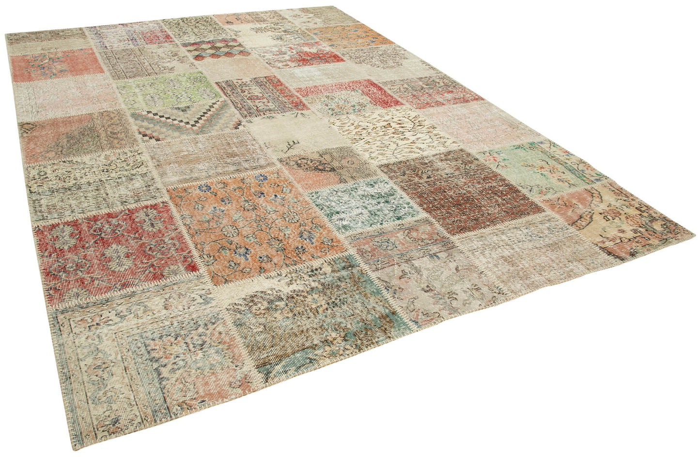 8x12 Multicolor Patchwork Rug- 34800