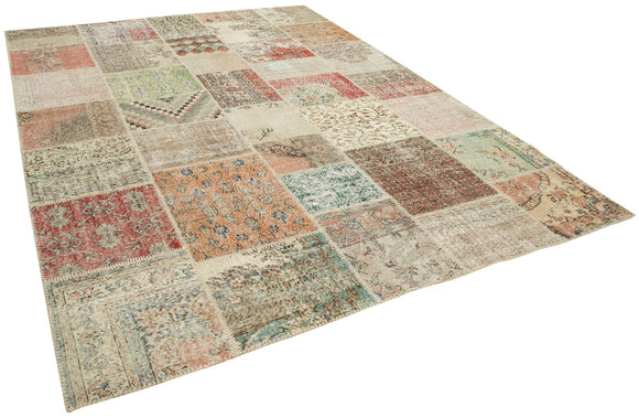 8x12 Multicolor Patchwork Rug- 34800