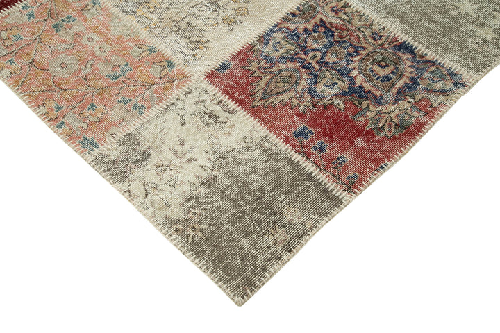 8x11 Multicolor Patchwork Rug- 34803