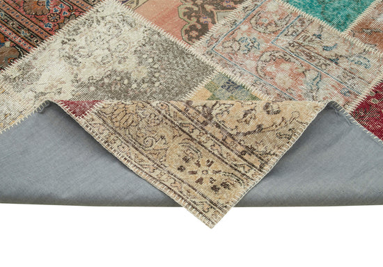 8x11 Multicolor Patchwork Rug- 34803