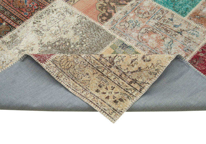 8x11 Multicolor Patchwork Rug- 34803
