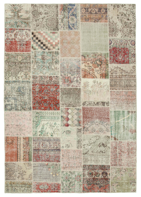 8x11 Multicolor Patchwork Rug- 34809