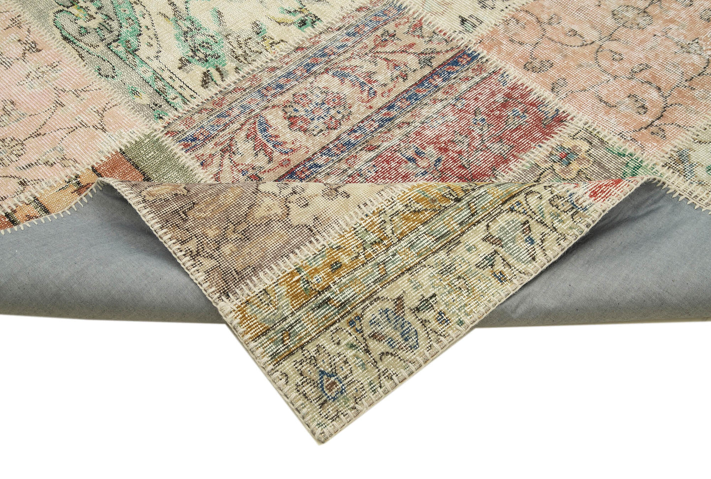 8x11 Multicolor Patchwork Rug- 34809
