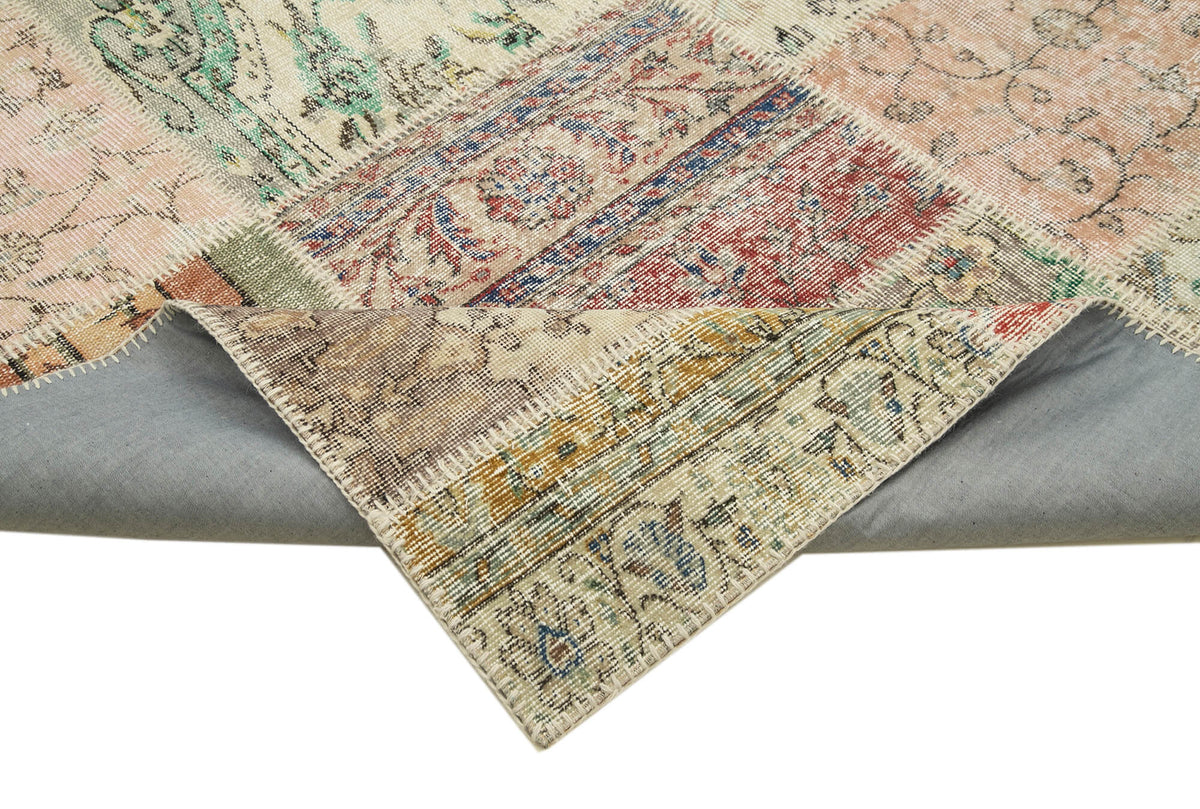 8x11 Multicolor Patchwork Rug- 34809