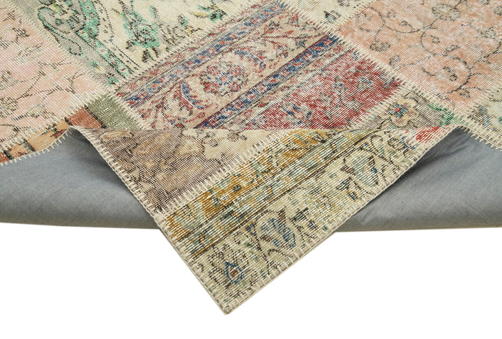 8x11 Multicolor Patchwork Rug- 34809