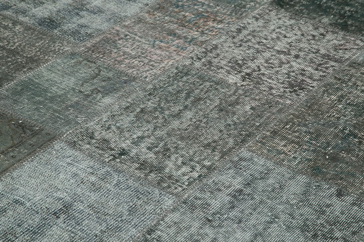 8x11 Grey Patchwork Rug- 34817