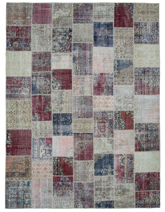 10x13 Multicolor Patchwork Rug - 34820
