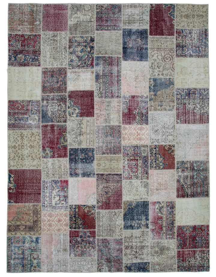 10x13 Multicolor Patchwork Rug - 34820