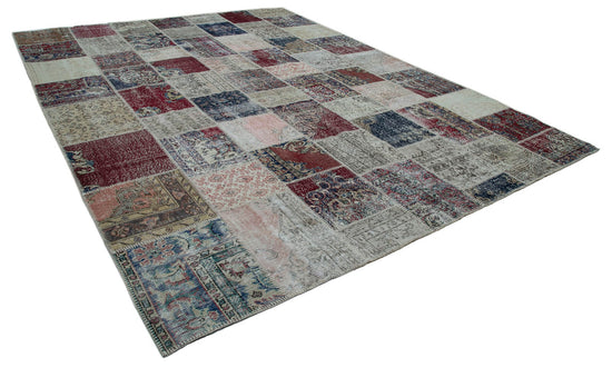 10x13 Multicolor Patchwork Rug - 34820