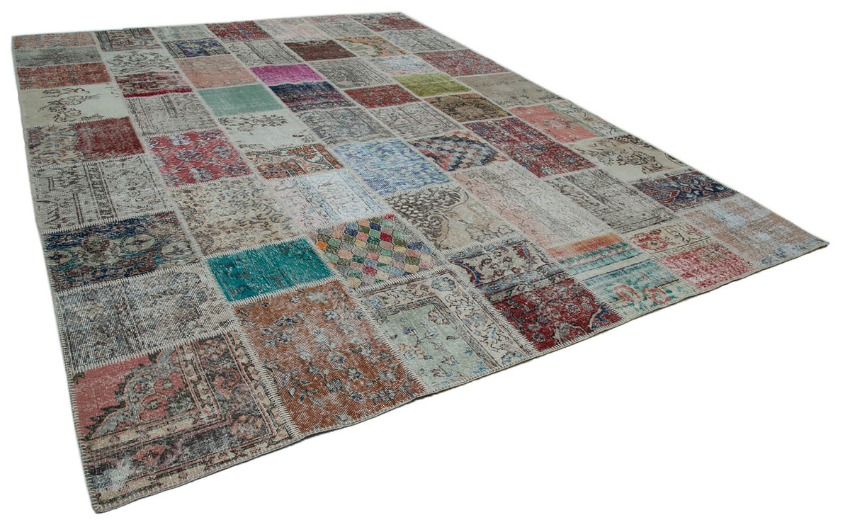 10x13 Multicolor Patchwork Rug - 34821