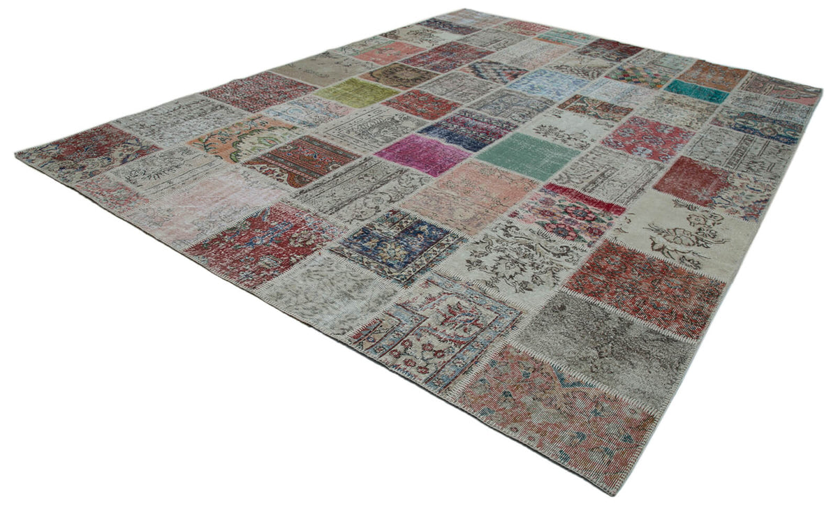 10x13 Multicolor Patchwork Rug - 34821