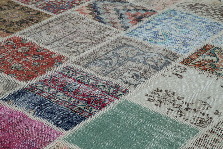10x13 Multicolor Patchwork Rug - 34821