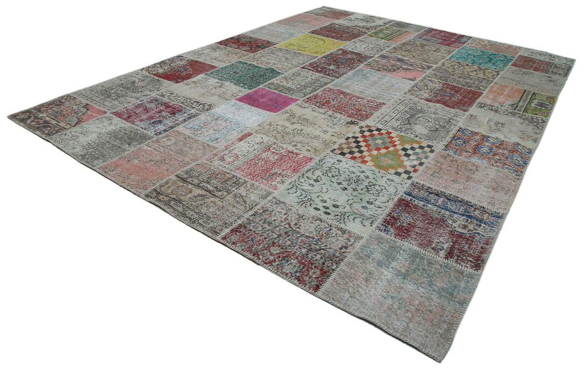 10x13 Multicolor Patchwork Rug - 34822