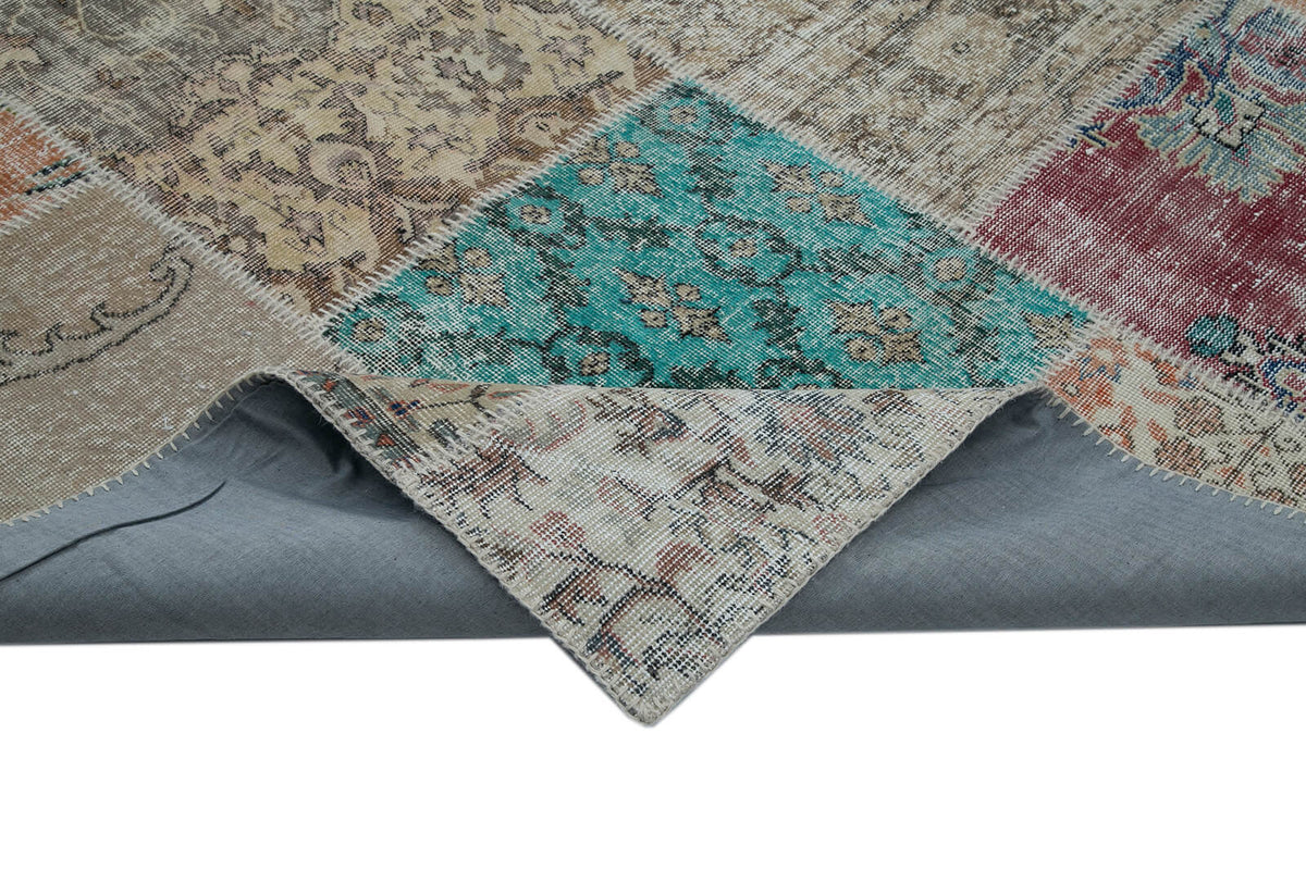 10x13 Multicolor Patchwork Rug - 34822