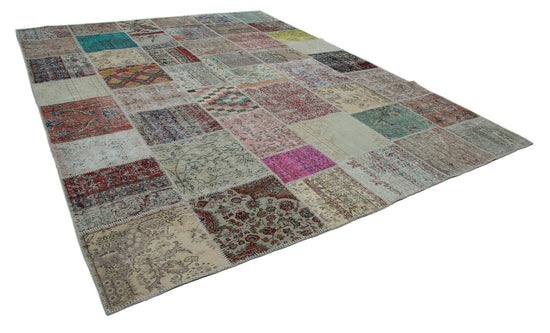 10x13 Multicolor Patchwork Rug - 34823
