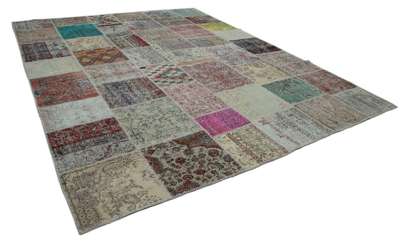 10x13 Multicolor Patchwork Rug - 34823