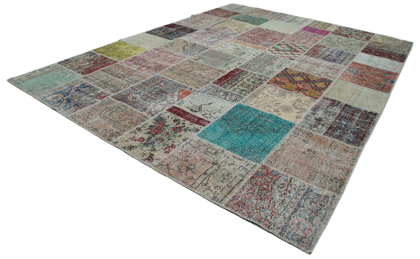 10x13 Multicolor Patchwork Rug - 34823