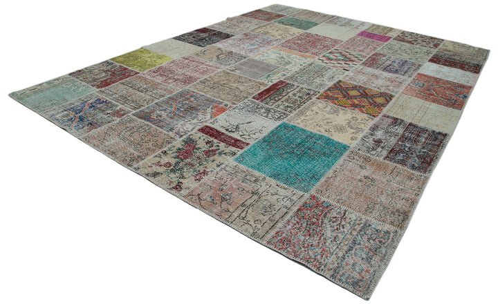 10x13 Multicolor Patchwork Rug - 34823