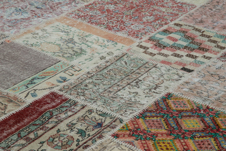 10x13 Multicolor Patchwork Rug - 34823