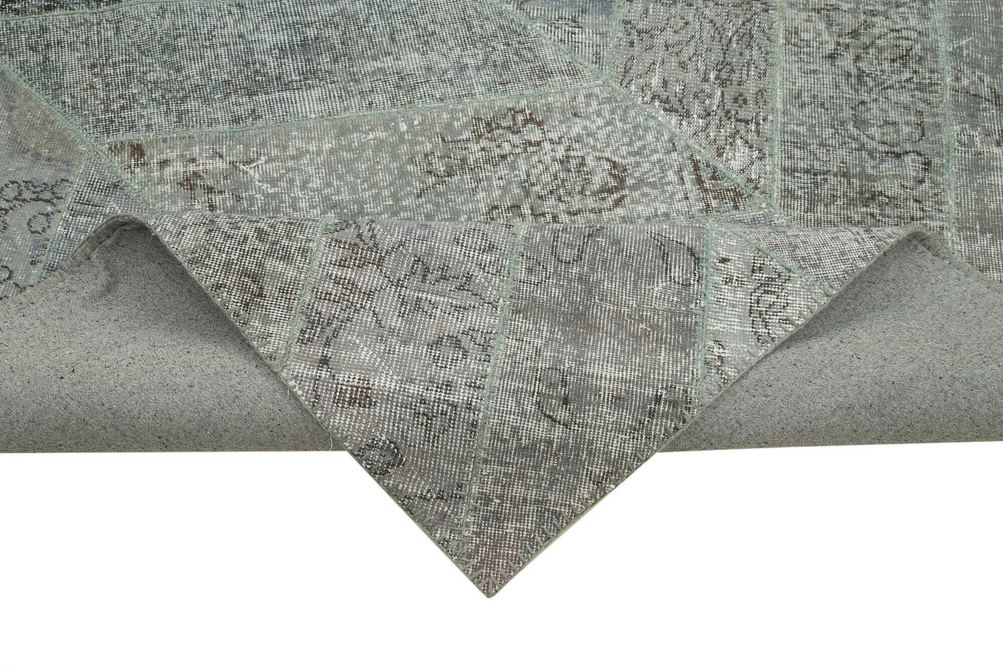 9x12 Grey Patchwork Rug- 34825