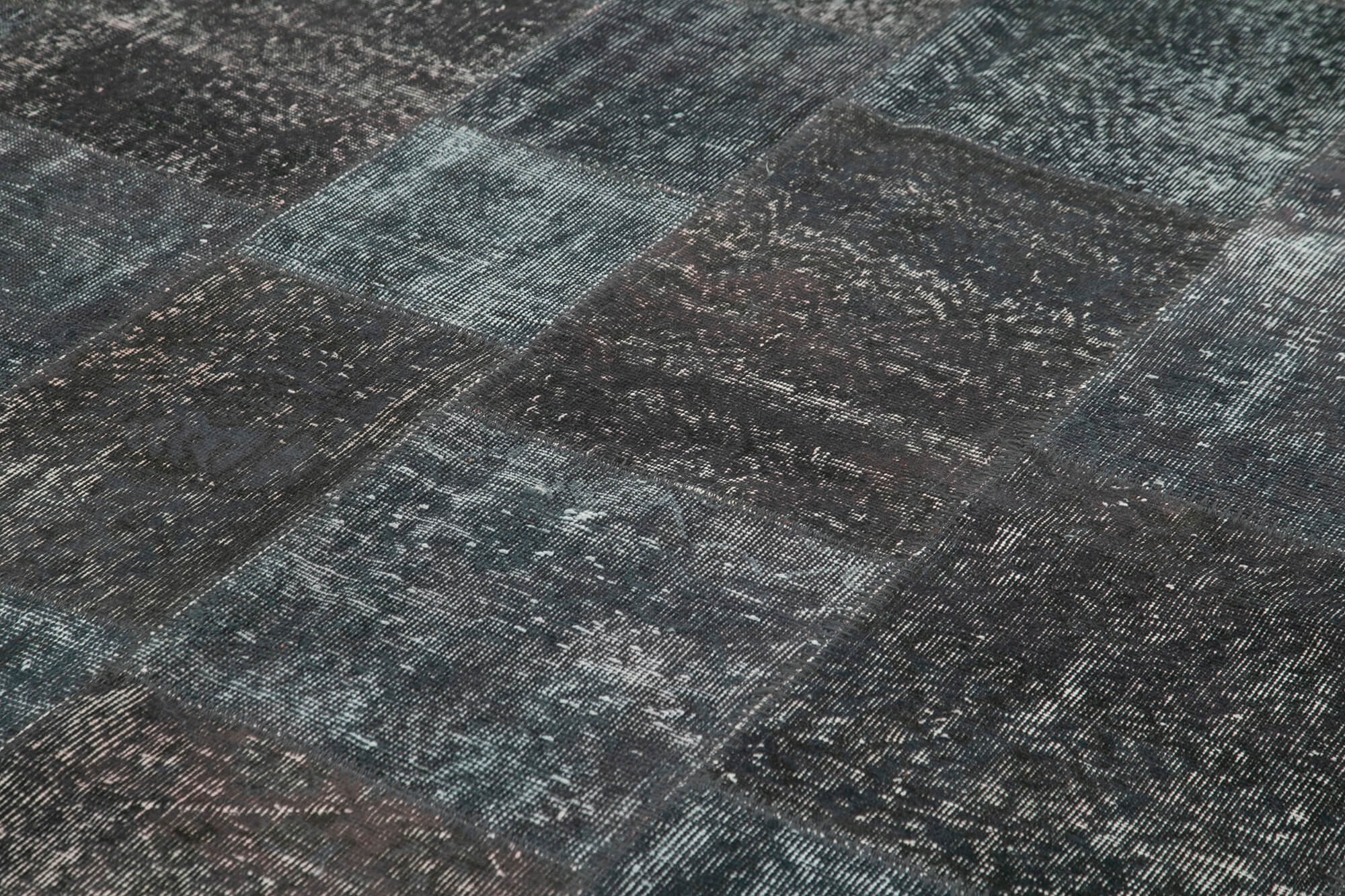 8x12 Grey Patchwork Rug- 34833