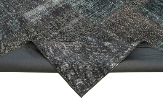 8x12 Grey Patchwork Rug- 34833