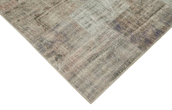 8x12 Grey Patchwork Rug- 34839