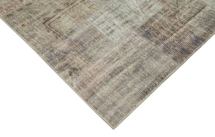 8x12 Grey Patchwork Rug- 34839