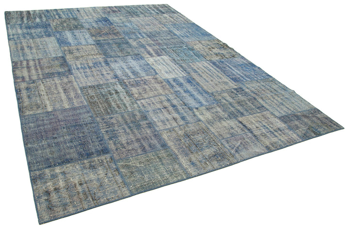8x11 Blue Patchwork Rug- 34843
