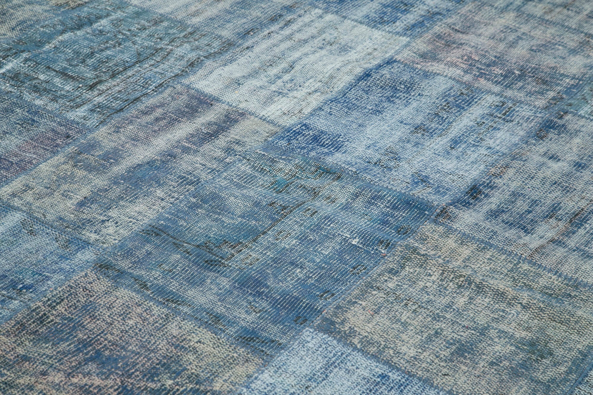 8x11 Blue Patchwork Rug- 34843