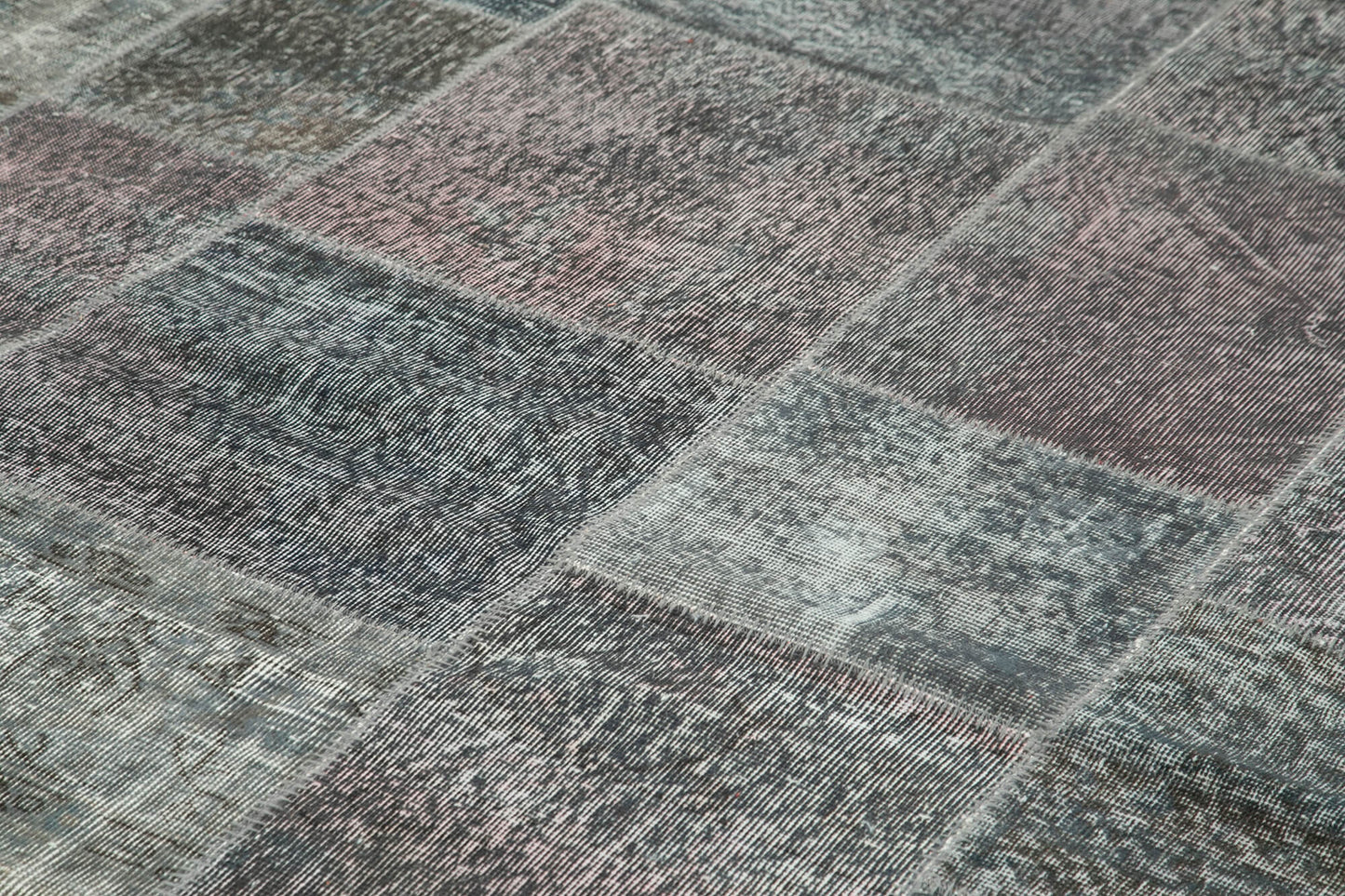 8x12 Grey Patchwork Rug- 34850