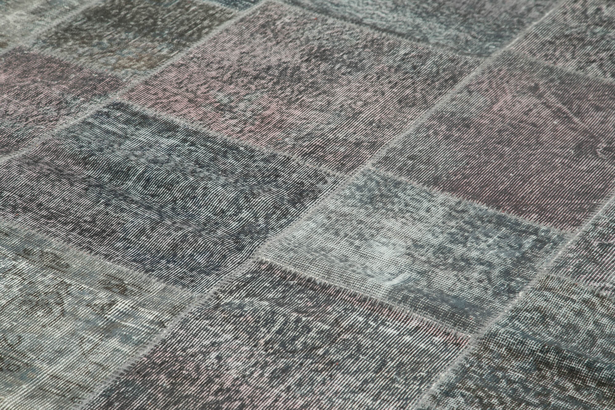 8x12 Grey Patchwork Rug- 34850