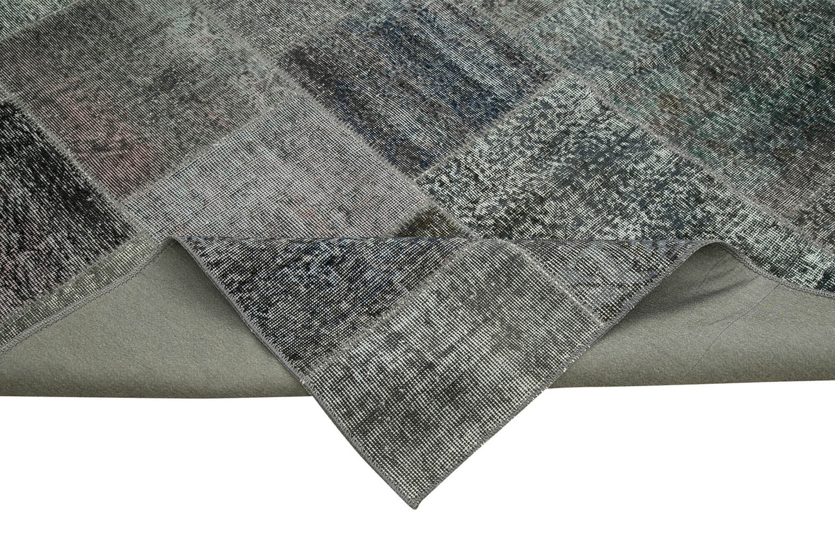 8x12 Grey Patchwork Rug- 34852