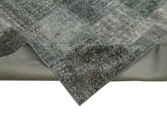 8x11 Grey Patchwork Rug- 34853