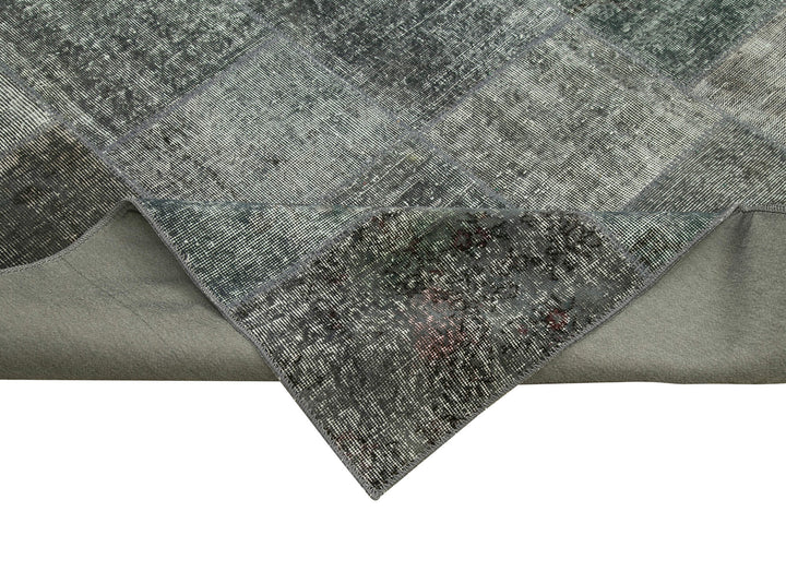 8x11 Grey Patchwork Rug- 34853