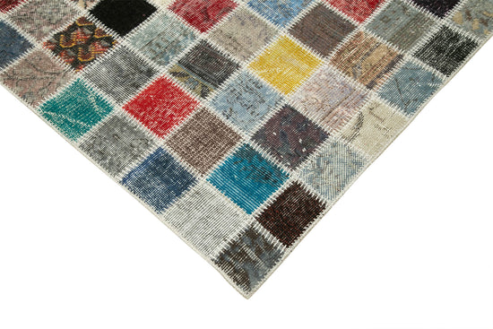 8x11 Multicolor Patchwork Rug- 34863
